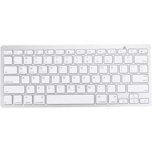 Clavier sans fil BK-3001 Bluetooth sans fil 78 touches clavier ultrafin pour/iPad/iPhone (argent) - Publicité