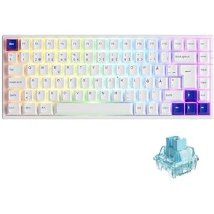 Akko Clavier de Jeu mécanique 75% remplaçable à Chaud avec Touches PBT, 2,4 G sans Fil/Bluetooth/Filaire 3084B, Clavier RVB 84 Touches, Compatible avec Mac et Win (Disposition ISO-DE/Nordique) - Publicité