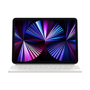 Apple Magic Keyboard (pour iPad Pro 11 Pouces 3ᵉ génération et iPad Air 4ᵉ génération) Français Blanc - Publicité