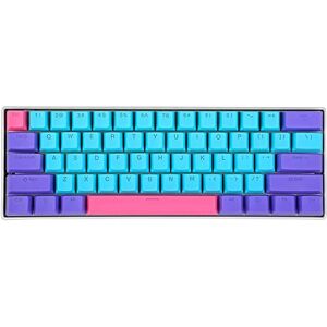 BOYI Clavier de jeu filaire 60 % mécanique, 61 mini touches RVB Cherry MX Switch PBT NKRO programmable de type C pour jeu et travail (couleur Joker, interrupteur Cherry MX bleu) - Publicité