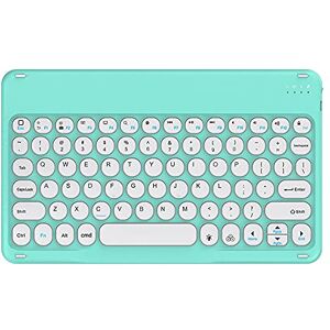 Washranp Clavier et Souris sans Fil à réponse Rapide à Longue durée de Veille, Tablette Mince et silencieuse BT Mini Souris Plug and Play Bluetooths Clavier et Souris Combo Mince et Portable Bleu 1 1 - Publicité