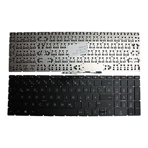 Power4Laptops Allemande Noir Clavier pour Ordinateur Portable (PC) de Remplacement Compatible avec HP Home 15-da0925nia - Publicité