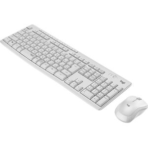 Logitech Ensemble clavier souris sans fil silencieux MK295 Logitech blanc