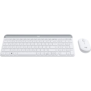 Logitech Ensemble clavier et souris sans fil ultra-fin MK470 blanc Logitech Blanc