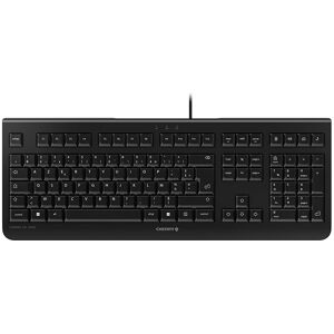 CHERRY KC 6000 SLIM Clavier filaire, noir, USB, AZERTY - FR Jaune