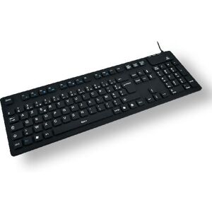 Mcl samar MCL ACK-729/N clavier USB + PS/2 AZERTY Français Noir