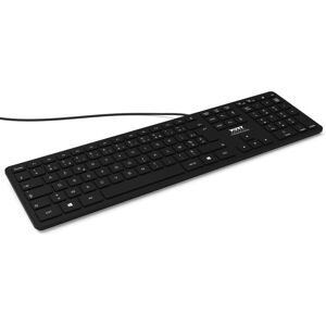 Port Designs 900754-FR clavier USB AZERTY Français Noir