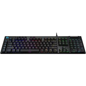 Logitech G G815 LIGHTSYNC RGB Mechanical Gaming Keyboard  GL Clicky clavier USB AZERTY Français Charbon Marron