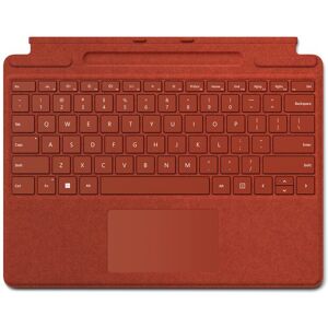 Microsoft Surface Pro Signature Keyboard Rouge Microsoft Cover port AZERTY Français