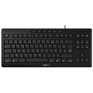 CHERRY STREAM KEYBOARD TKL clavier USB AZERTY Français Noir