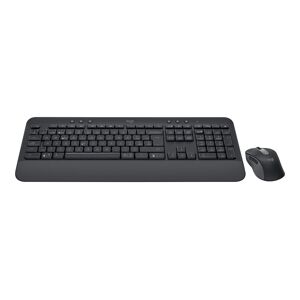 Logitech Signature MK650 Combo For Business clavier Souris incluse Bluetooth QWERTY US International Graphite Bleu