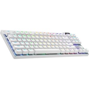 Logitech G PRO X TKL clavier RF sans fil + Bluetooth AZERTY Français Blanc - Publicité