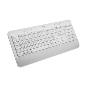 Logitech - Clavier sans fil - Ergonomique Entier avec Repose-Poignets - Signature K650 - Blanc Logitech