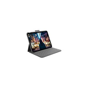 Logitech Etui Clavier Intégré Logitech Slim Folio Pour Ipad 10e Génération Gris Oxford