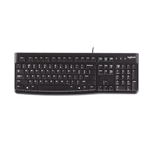 Logitech - k120 - clavier filaire - port usb - noir clavier azerty - Publicité