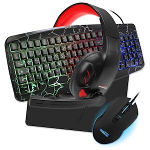 Pack Pro  AMSTRAD WARRIORS 5 pièces: Clavier, Souris &