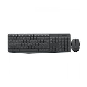 Logitech Ensemble Clavier Souris MK235 - Sans Fil - AZERTY - Récepteur USB Logitech