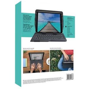 Logitech Universal - Clavier et étui - sans fil - Bluetooth 3.0 - QWERTZ - Suisse Allemand - Publicité