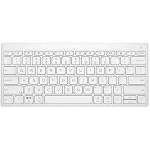 Non communiqué HP 350 Compact Multi-Device - Clavier - sans fil - Bluetooth 5.2 - Français - blanc - emballage recyclable - Publicité