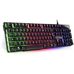 Non communiqué Clavier Gamer EMPIRE GAMING K300 - 105 Touches Semi-Mécaniques - Rétroéclairage LED RGB - USB Filaire - AZERTY - Publicité