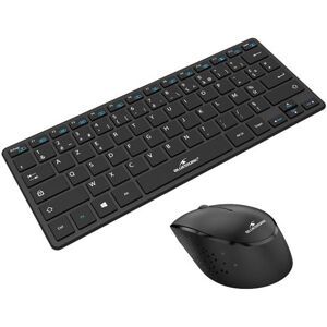 Non communiqué Pack Clavier & Souris sans Fil Compact - Wireless avec Smart Dongle 2.4Ghz - Design Ultra Slim - Ergonomique - Compatible sur Windows - AZERTY Noir - Publicité