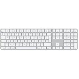 Clavier sans fil Apple Magic Keyboard avec pavé numérique et Touch ID Blanc - Publicité