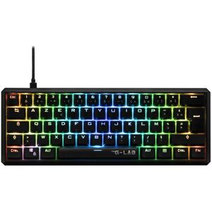 The G-LAB Keyz Thallium - Noir/RGB/Filaire/Switch Rouge/60% - Publicité