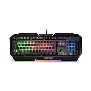 Spirit Of Gamer PRO-K5 - Noir/RGB/Filaire - Publicité