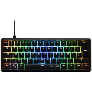 The G-LAB Keyz Thallium - Noir/RGB/Filaire/Switch Rouge/60% - Publicité