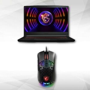 Thin GF63 12UCX-857XFR - Noir + MSI Gaming Mouse M99 - S12-0401820-V33 - Noir / RGB