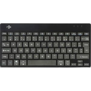 Clavier Ergonomique Sans Fil R-Go Compact Break R-Go Tools. Connexion Bluetooth, rechargeable. Noir