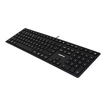 CHERRY KC 6000 SLIM - clavier - US avec le symbole de l'euro - noir