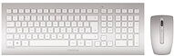 CHERRY DW 8000 - ensemble clavier et souris - US avec le symbole de l'euro - blanc, argent