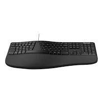 Microsoft Ergonomic Keyboard - clavier - Français - noir