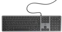 Mobility Lab Clavier filaire Slim pour PC avec finition métal