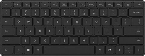 Refurbished: Microsoft Designer Compact Wireless Keyboard - Black, A