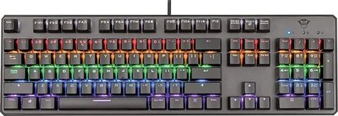 Refurbished: Trust GXT Asta 865 RGB Mechanical Gaming Keyboard, B