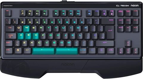 Refurbished: Nacon CL-750 RGB Backlight Mechanical Gaming Keyboard - Kailh Blue, B