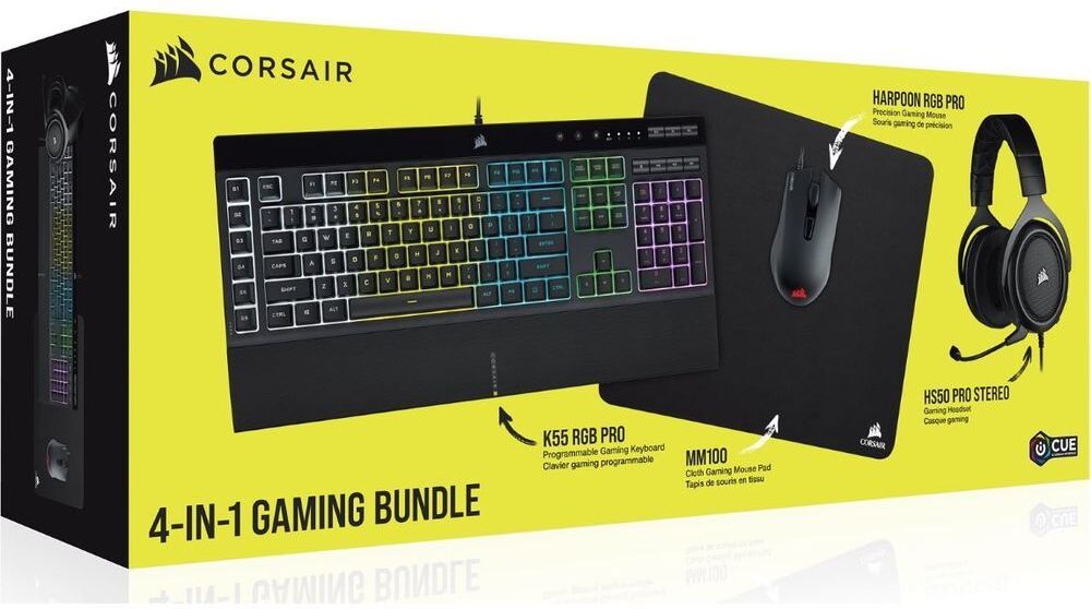 Corsair 4-in-1 2021 Edition Gaming Bundle