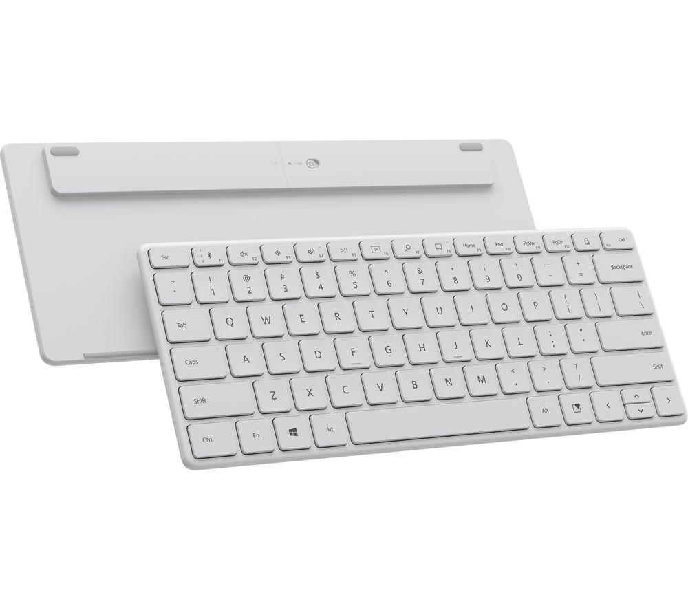 Microsoft Designer Compact 21Y-00034 Wireless Keyboard - White, White
