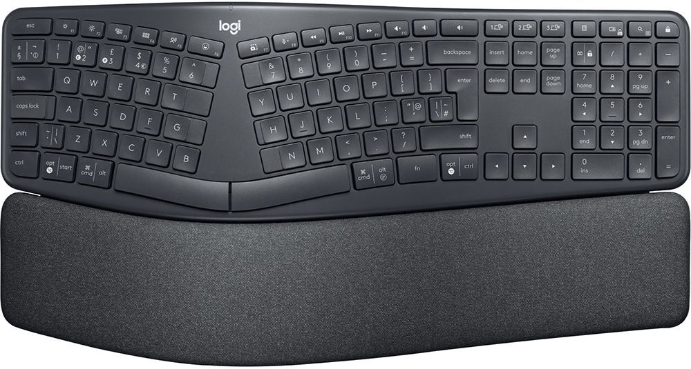 Logitech ERGO K860 Wireless Keyboard - Graphite, Graphite