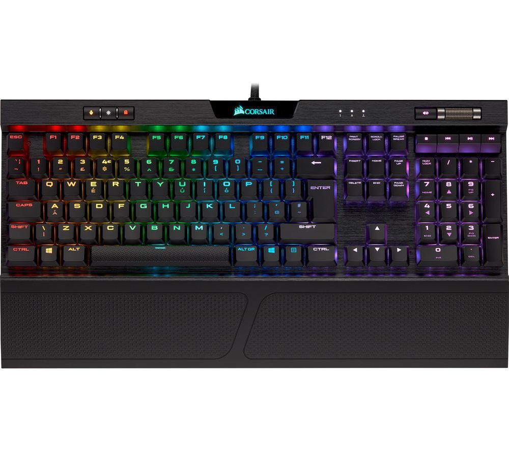 Corsair RAPIDFIRE K70 Low Profile RGB MK.2 Mechanical Gaming Keyboard