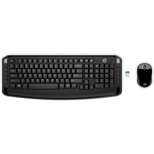 HP KIT TASTIERA + MOUSE WIRELESS 300ITL BLACK 3ML04AA