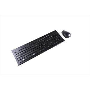 AAAMAZE Keyboard+mouse Wireless-nero