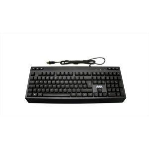 AAAMAZE Tastiera Rainbow Gaming Amgt0011-nero