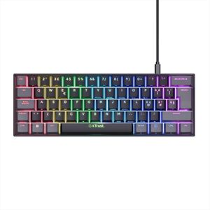 Trust Gxt867 Acira 60% Mini Gaming Keyboard It-black/rgb