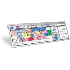 Logickeyboard LKB-MCOM4-CWMU-UK tastiera USB QWERTY Inglese UK Multicolore (LKB-MCOM4-CWMU-UK)