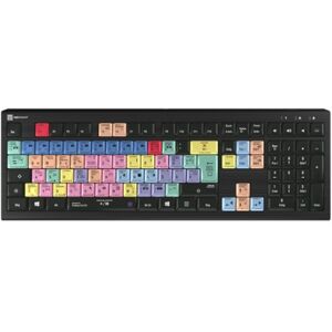 Logickeyboard LKB-PPROCC-A2PC-DE tastiera Mouse incluso USB QWERTZ Tedesco Nero (LKB-PPROCC-A2PC-DE)