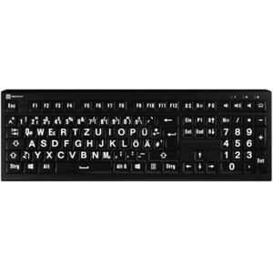 Logickeyboard LKB-LPWB-A2PC-DE tastiera USB QWERTZ Tedesco Nero (LKB-LPWB-A2PC-DE)