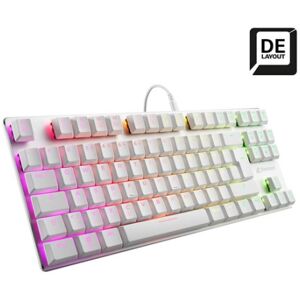 Sharkoon PureWriter TKL RGB Blue tastiera USB QWERTZ Tedesco Bianco (4044951034253)